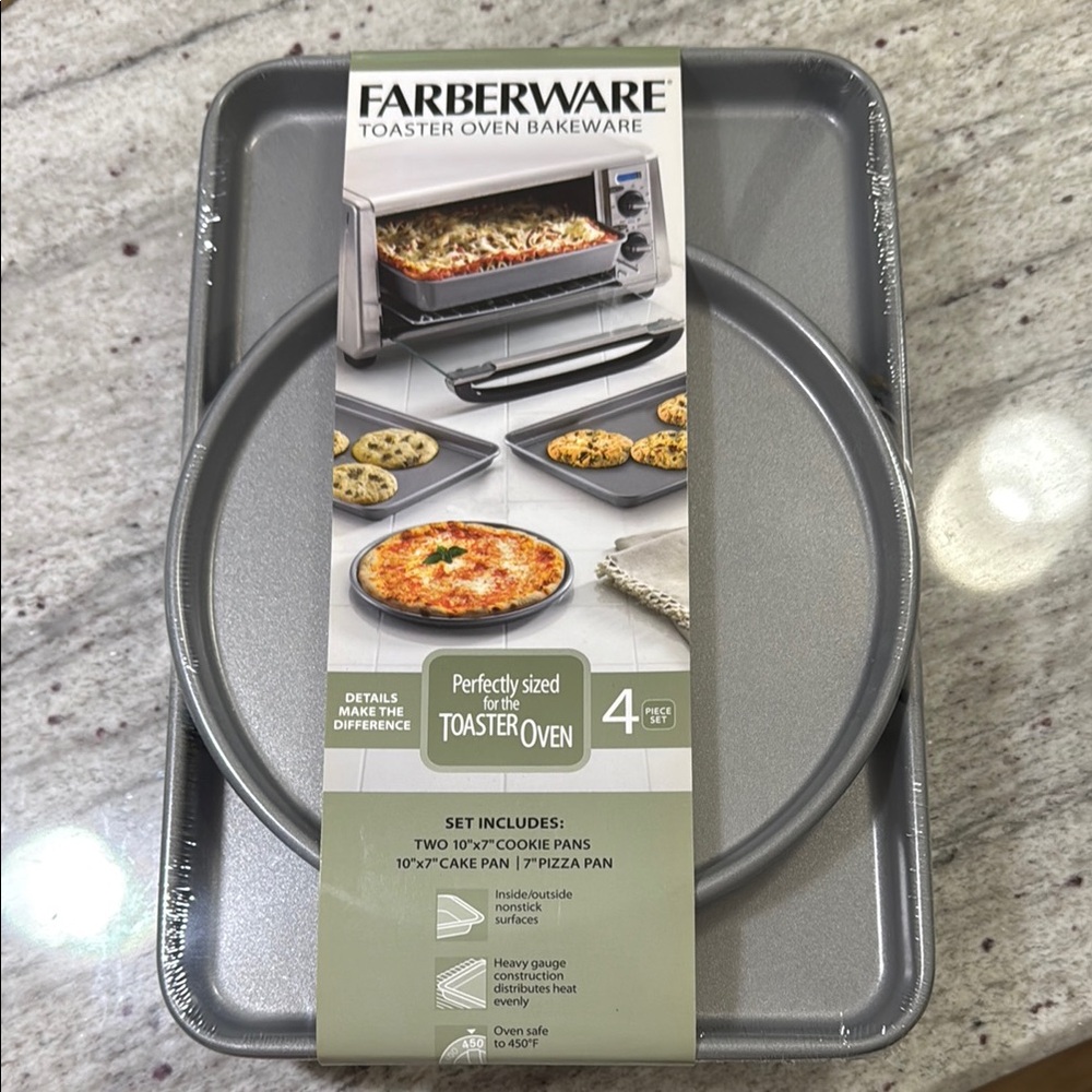 Farberware Gray Non-Stick Bakeware Set for Kitchen